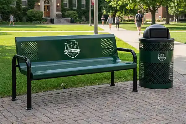 University Branded Receptacle
